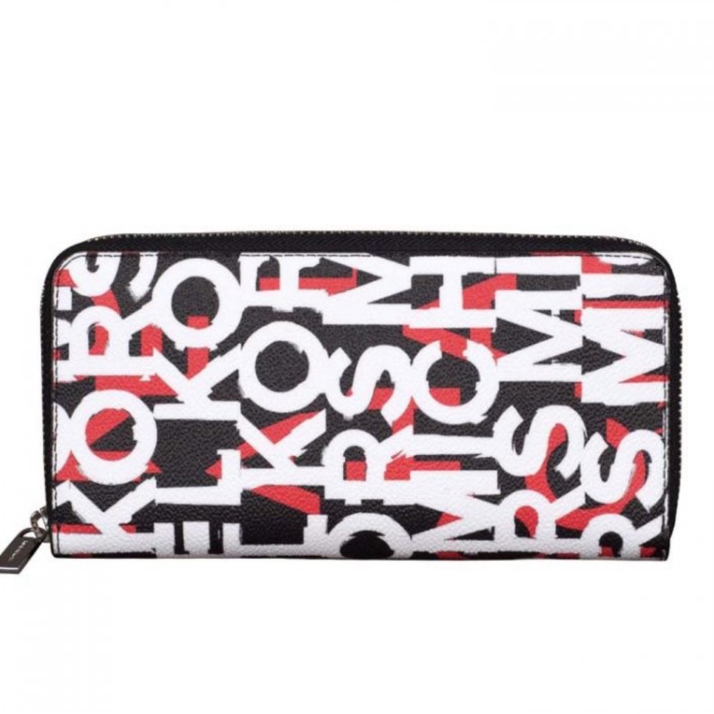 Michael Kors Cooper Logo Zip-Around Wallet